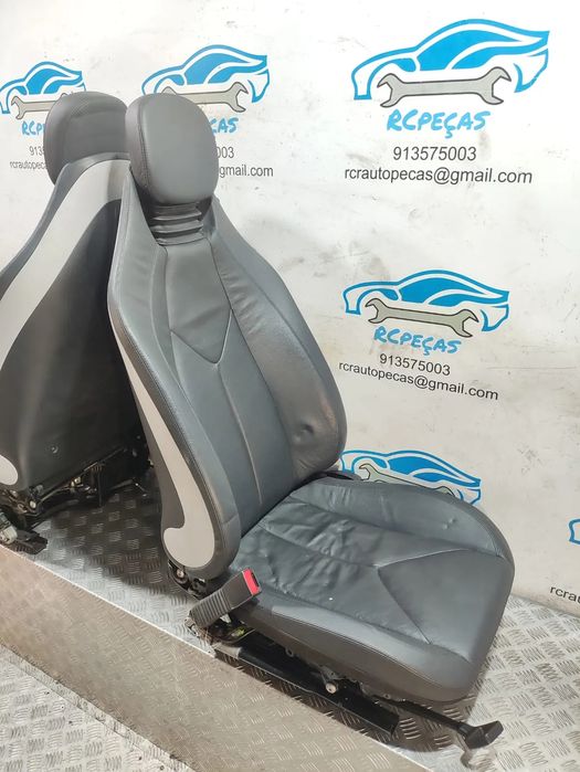 Conjunto Bancos Frente Frontais Pele Mercedes Benz SLK R171