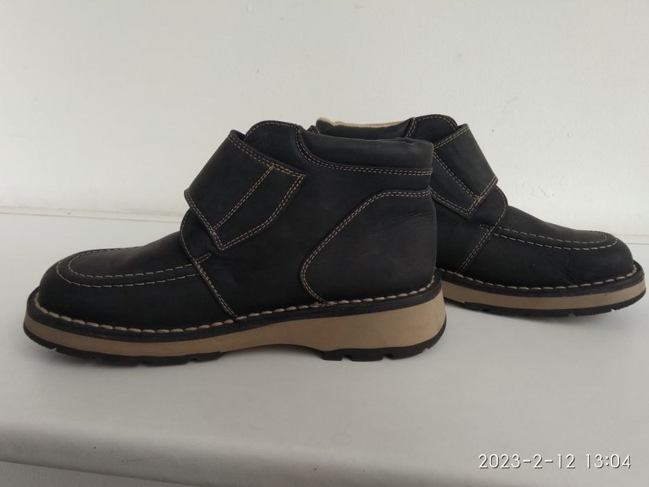 Ботинки унисекс нубук