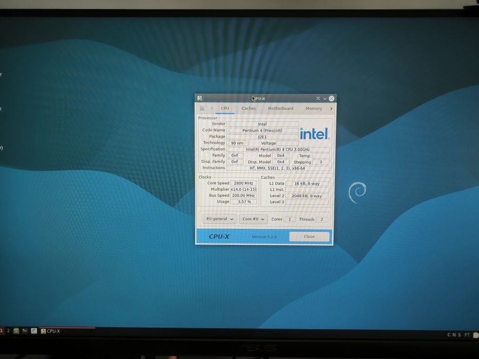 Intel D915GAV + Pentium 4 + 1.5Gb DDR