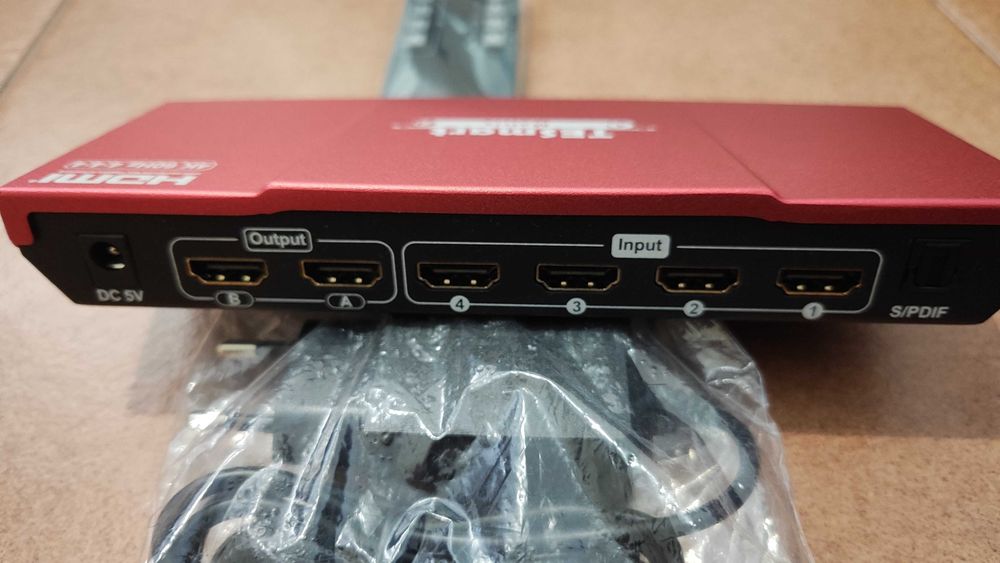 TESmart 4x2 HDMI Matrix Switch Splitter