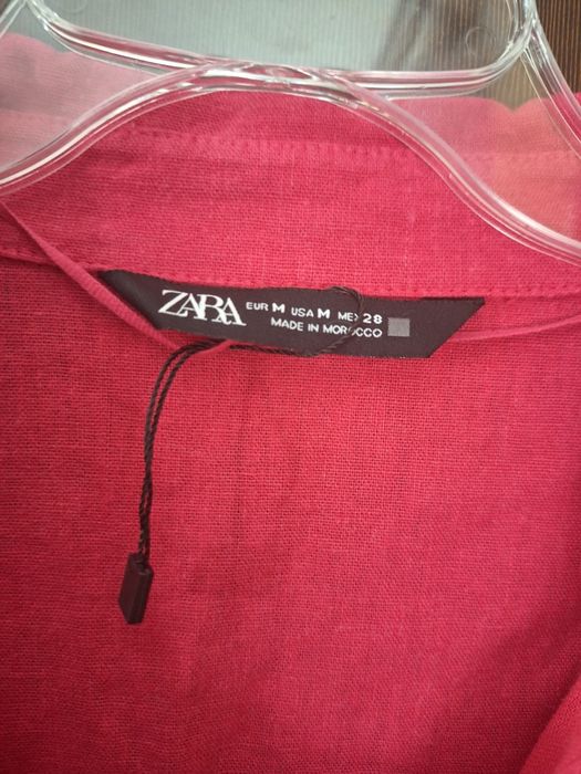 Fuksja koszula ZARA