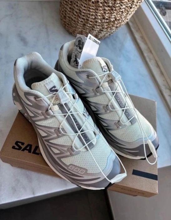 SALOMON XT6 Branco/Cinza