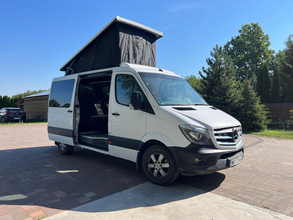 Mercedes-Benz Sprinter 9 osób, Westfalia, Marcopolo, podnoszony dach, kempingowy, kamper