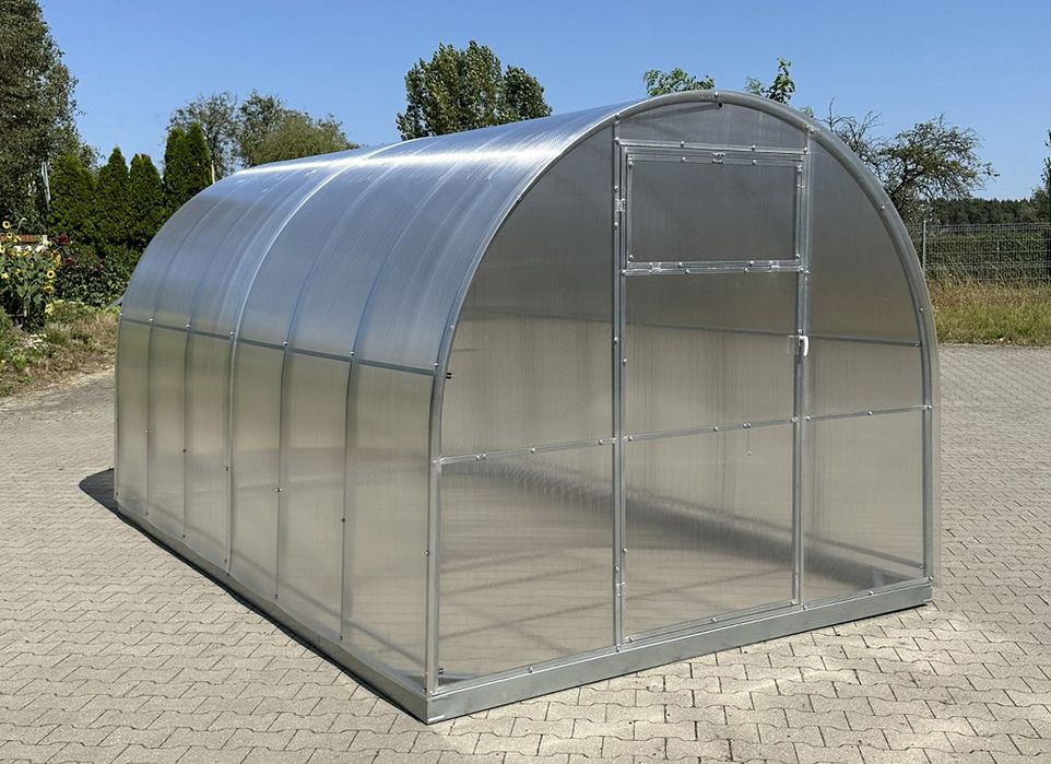 Szklarnia z poliwęglanu 2,5x4m 4 mm Kompakt profil 40x20x0.8mm