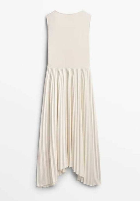 Elegancka sukienka Massimo Dutti plisowana r. M