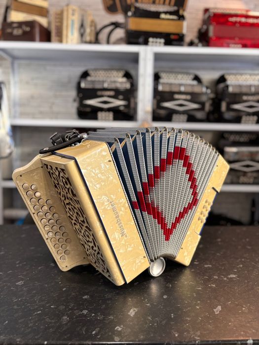 Concertina Nussbaumer La#Re#Sol# vozes bronze Stradella