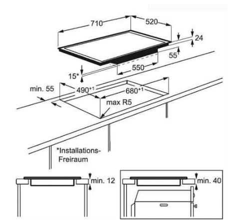 Płyta indukcyjna Electrolux EHL7640FOK do zabudowy w pełni sprawna