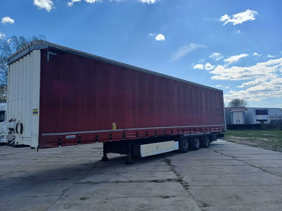 KRONE SD Mega/2018/firanka/podnoszony dach/low deck/podnoszona oś/paleciara