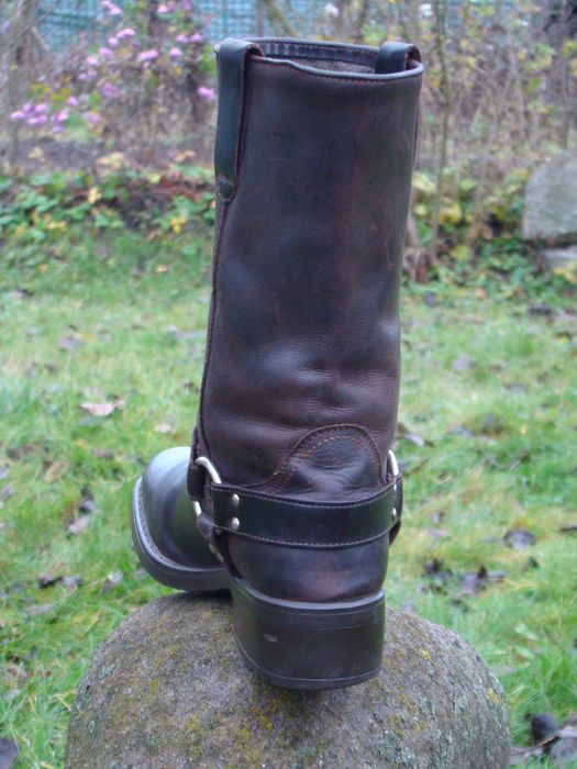 Кожаные МОТО сапоги REDCAR by KOCHMANN 42 - 43р. мотоботы CHOPPER