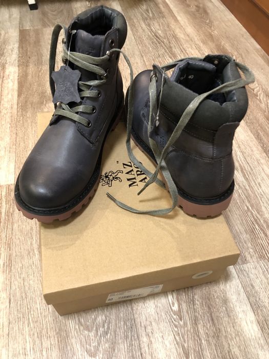 Черевики жіночі шкіряні Mazaro ботинки