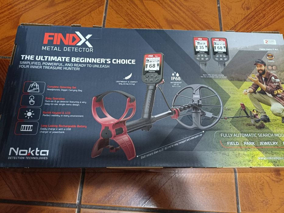 Detetor de metais noktA find x como novo