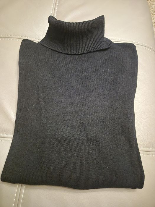 Sweter golf czarny 158-164