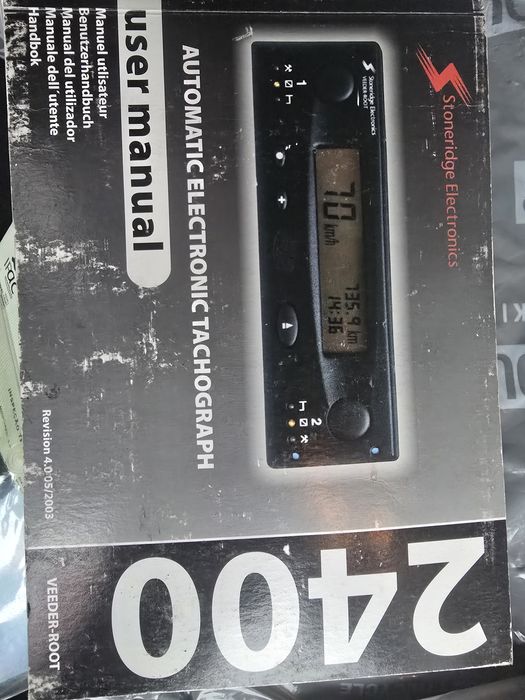 Tacografo 12v stoneridge 2400