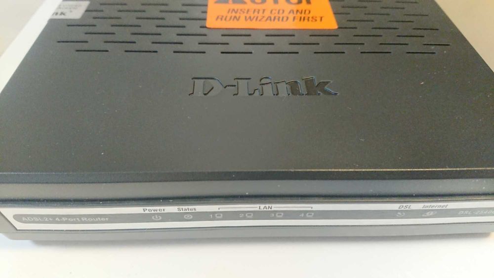ADSL2 router D-link DSL-2540U