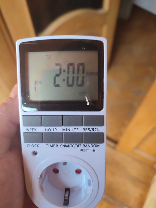 Розетка с таймером U&P ESS-16 Socket Timer White