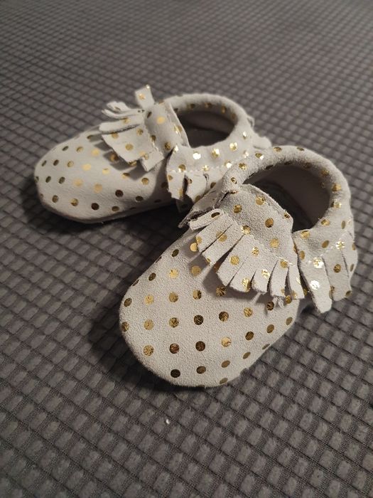 Buciki niechodki, mokasynki, 6-12m