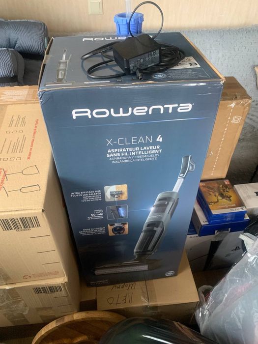 Аккумуляторный моющий пылесос Rowenta X-Clean 4 (полный комплект)