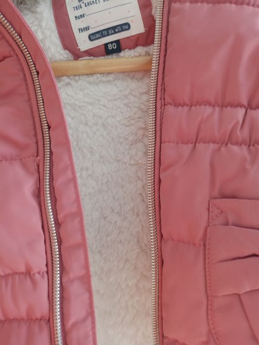 Kurtka zimowa dziewczynka rozm 74/80