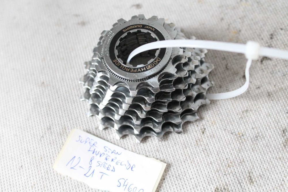 DOBRY STAN kaseta szosowa shimano hyperglide 8s shimano 600 tricolor 12-21t retro kolarzówka db7