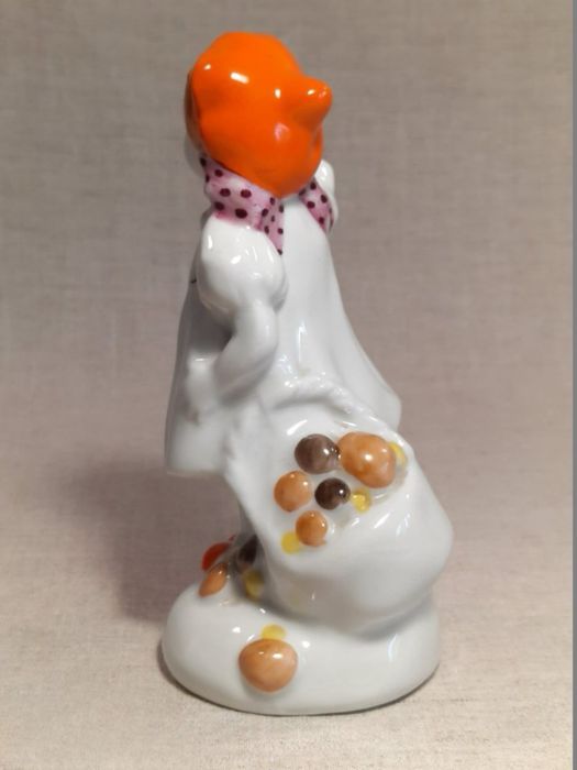 Ау девочка заблудилась КРАСНАЯ ШАПОЧКА Барановка статуэтка фарфор СССР