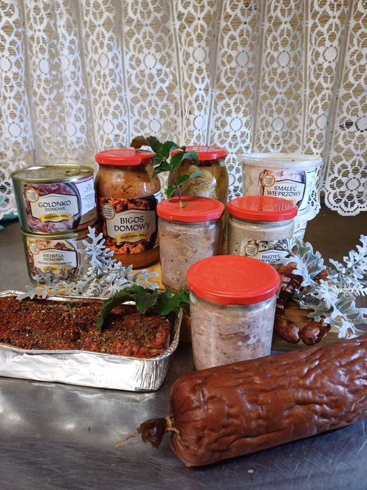 Pieczony prosiak, udziec, swojskie wędliny