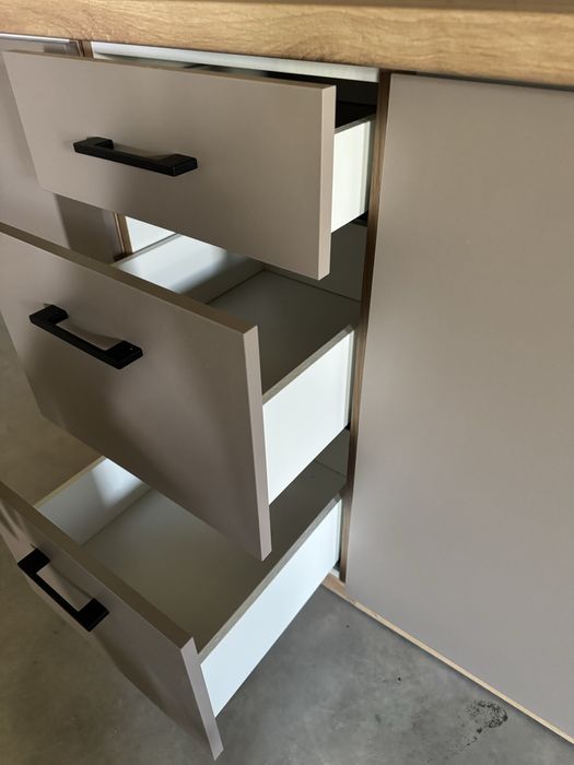 NOWE meble kuchenne 260cm dąb artisan + truflowy dostawa