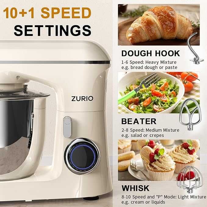 Zurio Mikser planetarny, 1300 W, 5,5 l