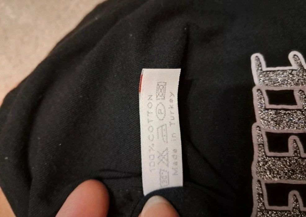 T-shirt czarny turecki nowy