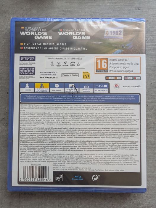 FC27 PS4 com código para PS5