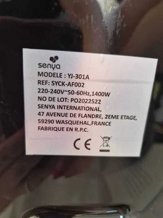 Frytkownica beztłuszczowa / air fryer Senya