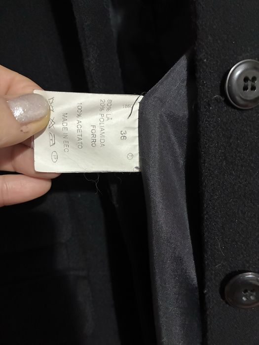 Casaco comprido do estilista Miguel Gageiro