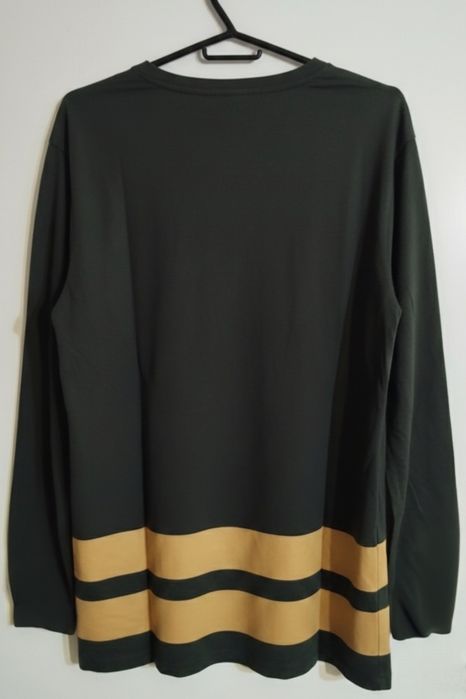 Лонгслив H&M в размере L | Пыльно-чёрный с полосками | Отличное сост.