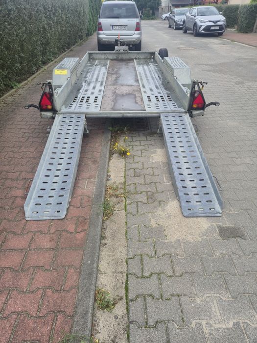 Laweta do przewozu minikoparek Brian James Trailers 3500 DMC