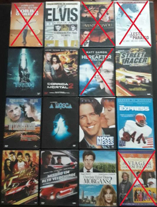 DVD's - Vários - como novos