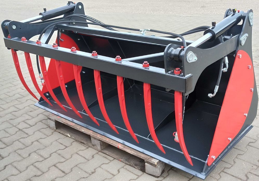 Łycho-krokodyl Metal-Technik zęby wkręcane | szerokość 140–240 cm