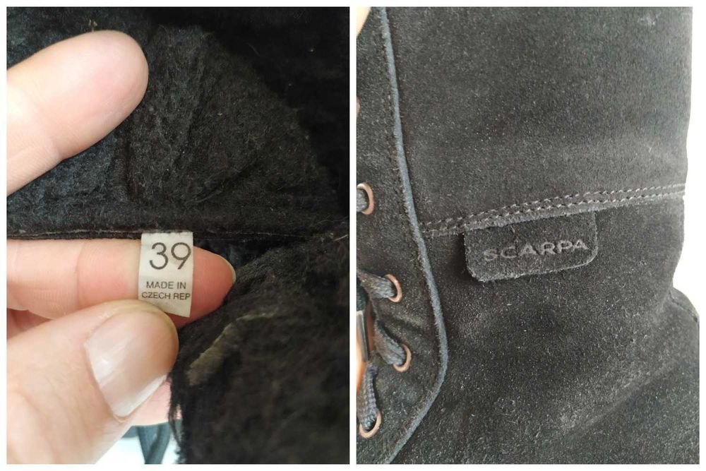 Сапоги ботинки зимние женские Scarpa 39 (25.5 см)
