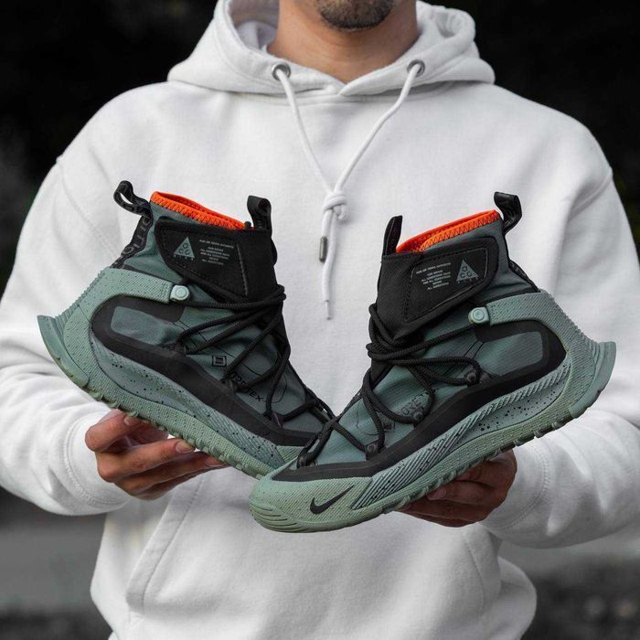 Мужские кроссовки Nike ACG Terra Antarktik Gore-Tex Juniper Fog чоловічі кросівки найк асг терра антарктик гортекс