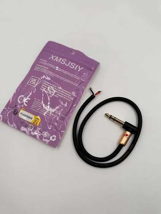 Kabel JACK Stereo Mashino 0,5m 6 35mm TRS 1/4