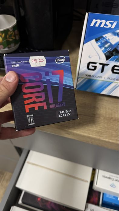 Потужний ПК i7-8700K / GT 630 / 16ГБ / SSD + HDD / Готовий до ігор