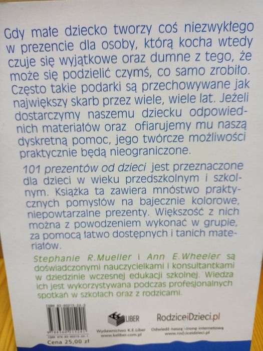 101 prezentów od dzieci . Książka poradnik Mueller, Wheelerly