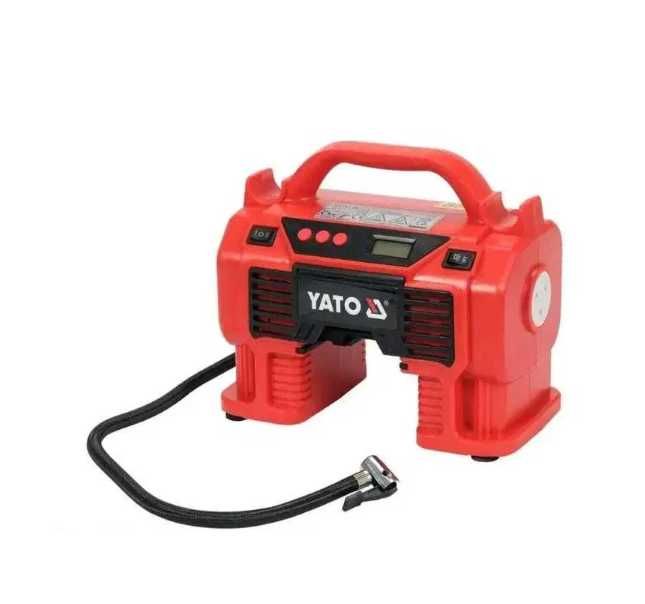 Компрессор акумуляторный YATO YT-23248 + зарядное + аккумулятор 2.2А