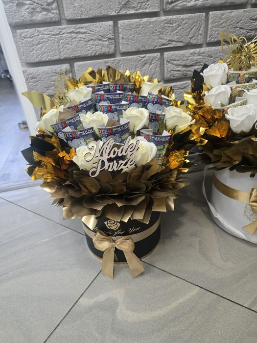 Box z róż mydlanych i zdrapek