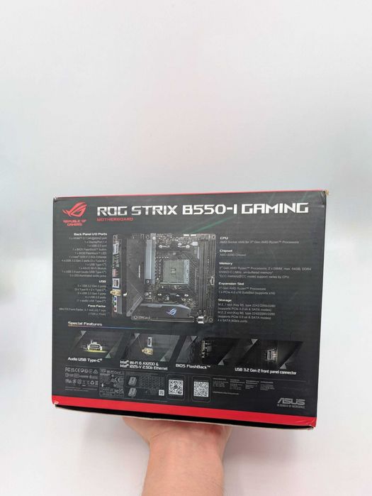 Płyta główna ASUS ROG STRIX B550-I GAMING | Mini-ITX | AM4 | Wi-Fi 6