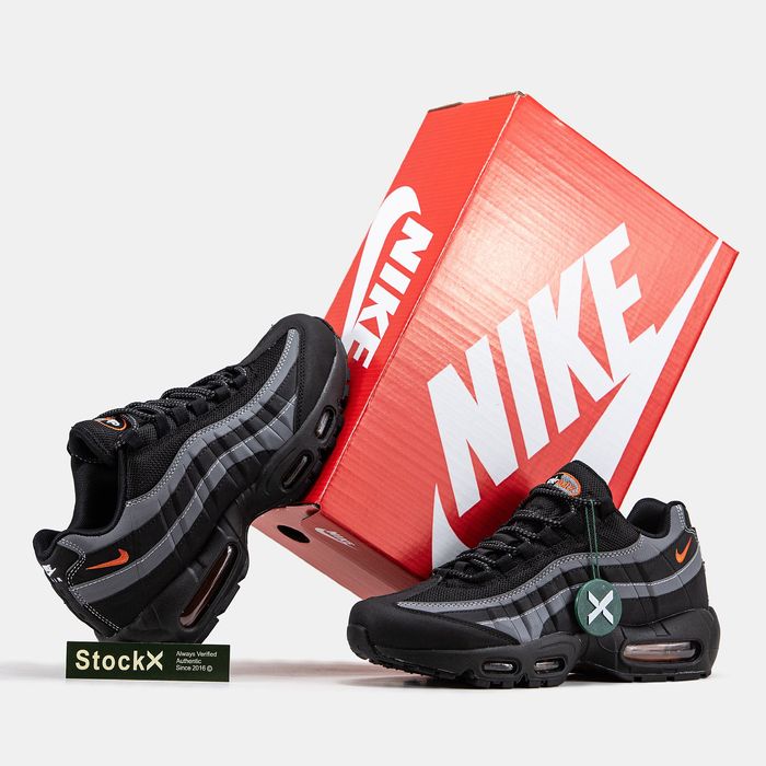 Мужские кроссовки Nike Air Max 95 black&grey. Размеры 41-45: 2 599 грн ...