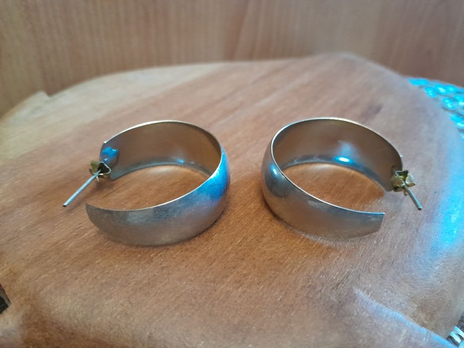 Серьги 'Розы" металл