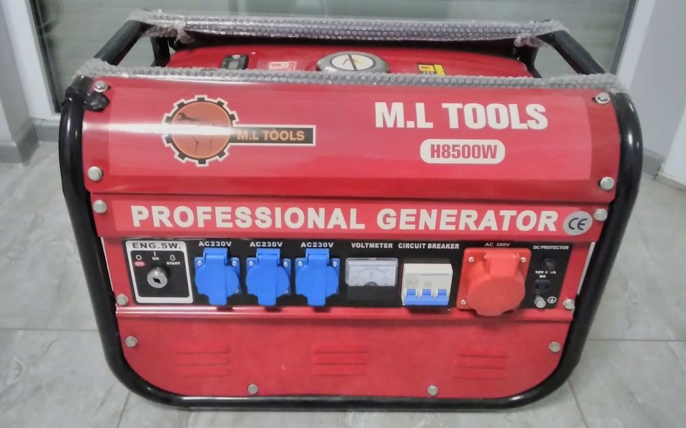 Бензиновий генератор М.L.TOOLS H8500W