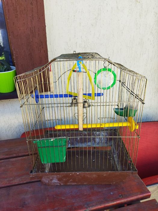 Клітка для Папуг в повному комплекті