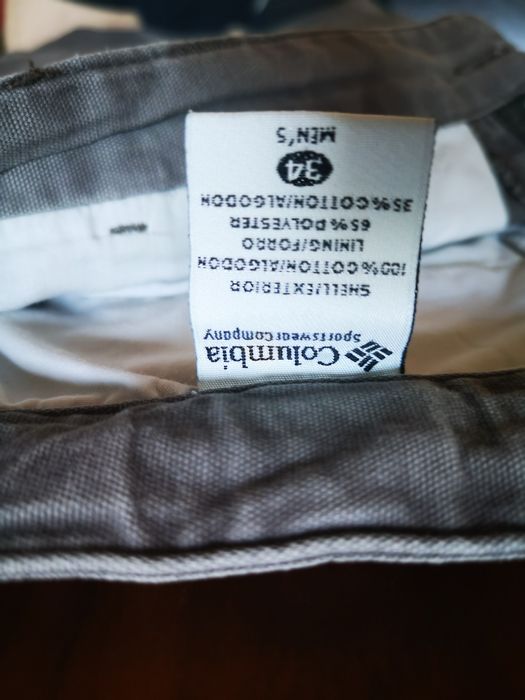 Calças Columbia cinza