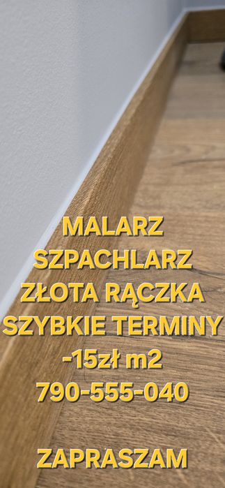 Malarz malowanie szpachlarz złota rączka