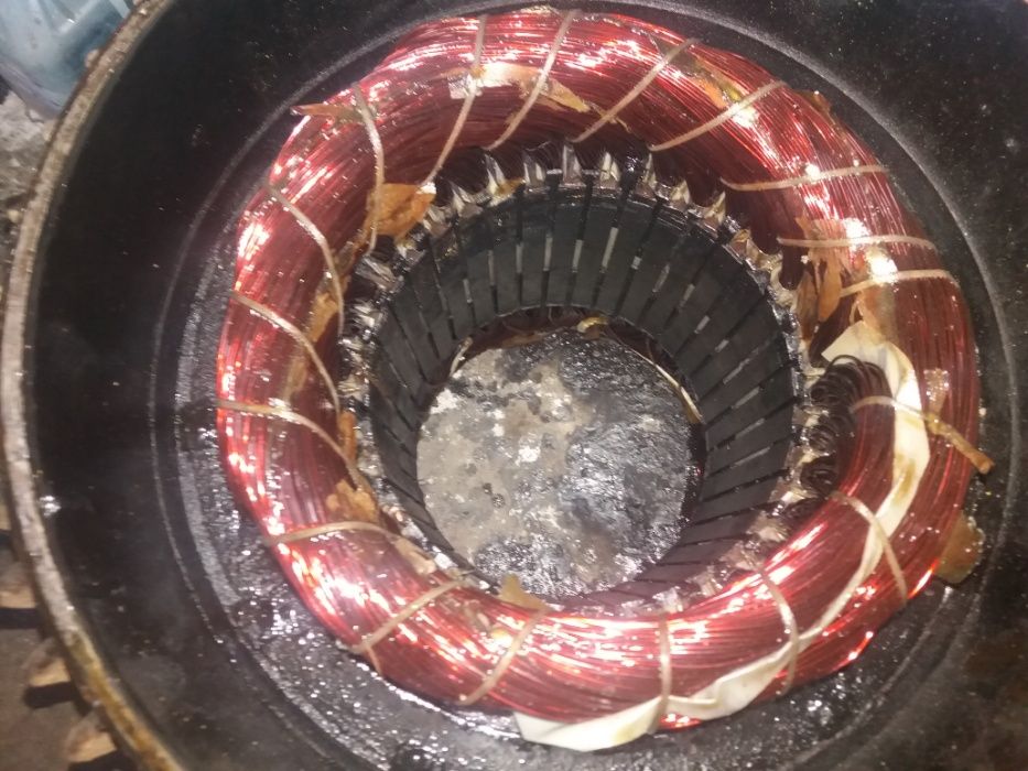 Ремонт(перемотка) асинхронних електродвигунів серії 4А, АИР ,АО